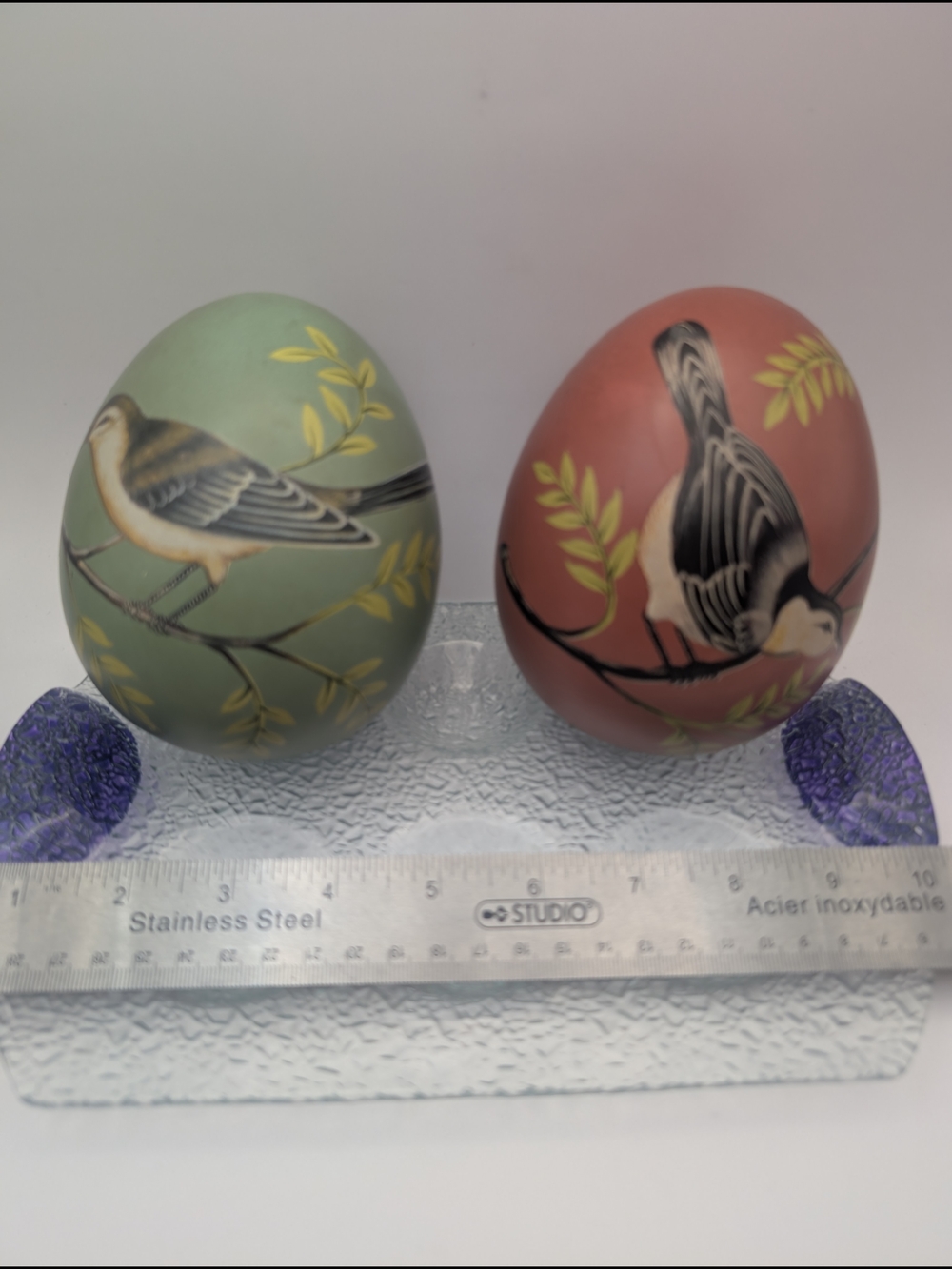 Hand-Painted Decorative Large Eggs